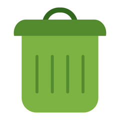 garbage flat icon