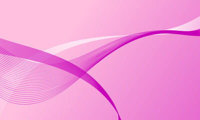 pink purple lines wave curves with smooth gradient abstract background