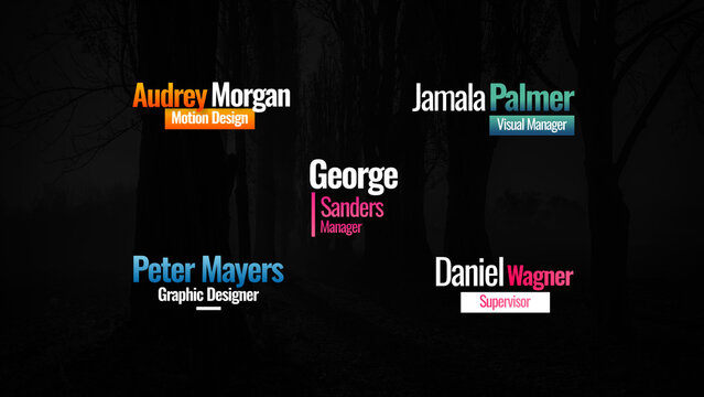 Simple Gradient Lower Thirds