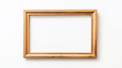 wooden frame empty modern design