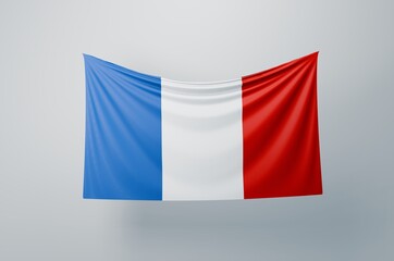 Martinique Flag Waving Proudly. 3D Flag Banner Illustration image.