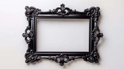 frame empty baroque design 