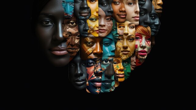 an image representing the issue of racial discrimination and diversity.