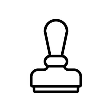 recommend clip art: Rubber Stamp Icon Ideal for Office and Document Authentication Illustrations