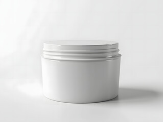 Plastic Cosmetic Jar Label Mockup