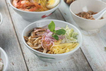 Laksa with background