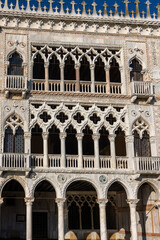Fototapeta premium Ca d'Oro palace on Grand Canal, the seat of the Galleria Giorgio Franchetti museum. Venice, Italy