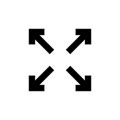 Full screen vector icon for web and app.