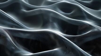 Abstract wave pattern with a high-tech feel