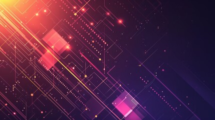 Obraz premium Minimalist tech background with subtle patterns and gradients