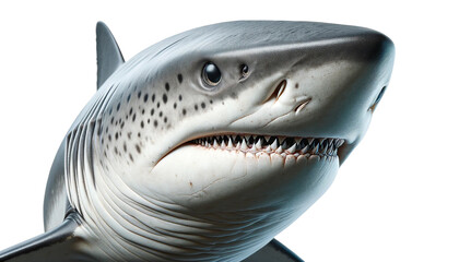 Naklejka premium Shark isolated on transparent or white background