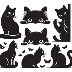 Obraz premium black and white vector