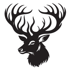 silhouette of a deer