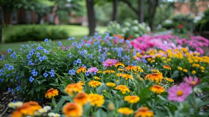 Obraz premium Fresh Air in the Flower Garden