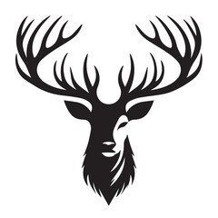 silhouette of a deer