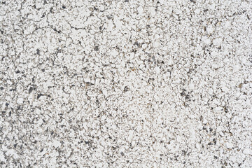 Top view of white painted asphalt surface