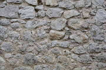 Detail of a stone wall surface