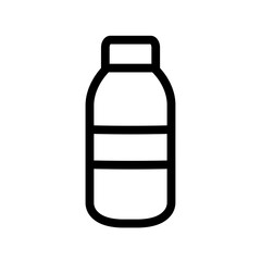 Milk Bottle Icon Perfect for Dairy and Nutrition Illustrations