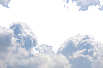 real clouds with transparent background in high resolution, fog