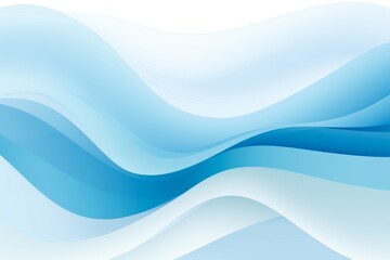 Modern abstract waves in cool tones for a sleek, dynamic look 