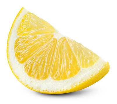 Lemon fruit slice isolated png. Lemon slice on transparent background. PNG format. Lemon slice no background. Full depth of field.