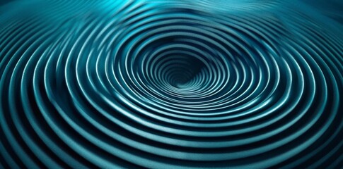 Swirling Azure Water Circles