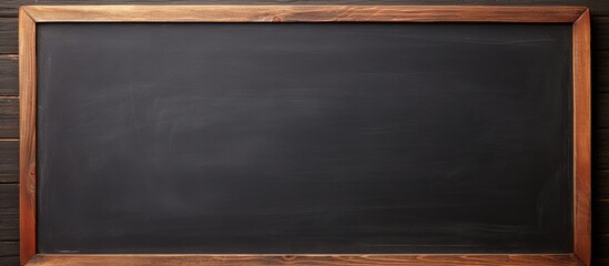A blackboard provides ample copy space for your text and design