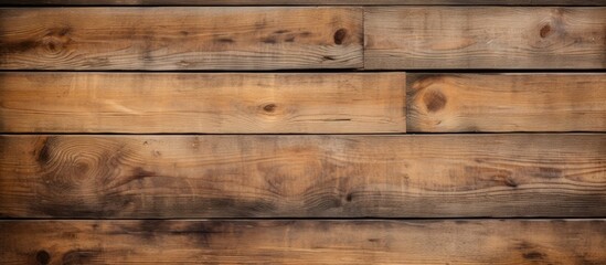 Naklejka premium A vintage wooden backdrop perfect for adding text or images with ample copy space