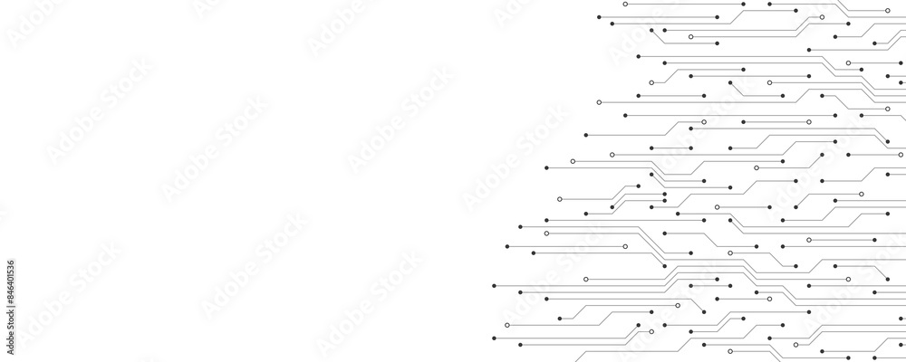 Poster circuit board texture with communication technology concept