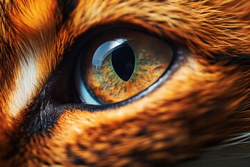 Close-up of Cat's Eye in Stunning Detail