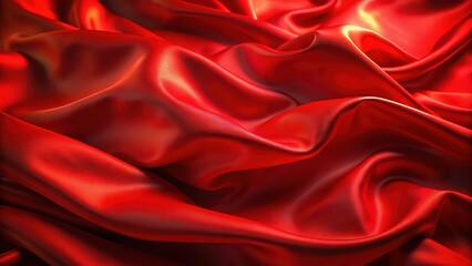 Obraz premium Red silky fabric close up texture background, silk, fabric, red, close up, texture, Valentine's Day, smooth, luxurious, romantic, elegant, shiny, soft, material, textile, romance, passion