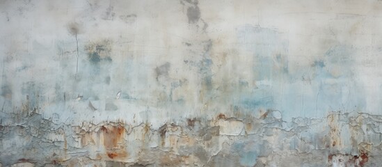 Obraz premium A copy space image of a cement wall with noticeable paint stains