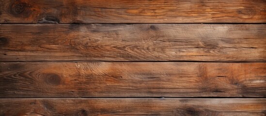 Naklejka premium A weathered wooden surface with a rustic texture perfect for creating a captivating background in various creative projects The copy space image adds versatility and allows for creative placement of