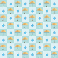 Beautiful umbrella pattern designs for decorations, wallpaper, wrapping paper, fabric, backdrops and more.	
