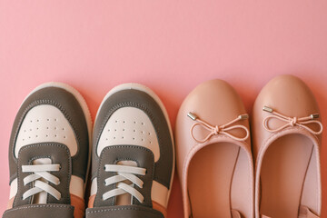 Assortment of women's shoes for summer, fashion