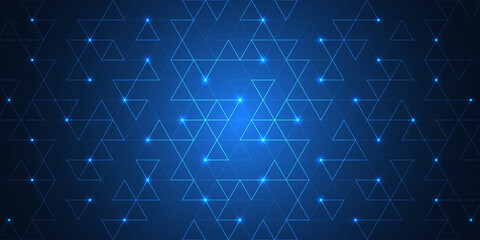 Abstract background with a seamless geometric pattern of simple triangle shapes. Stylish texture © ABCDESIGN