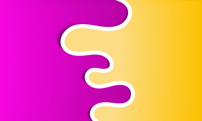 motion fire paper cut background with yellow gradient and pink. fire cartoon banner template paper with 3d motion speed. banner advertising Concept business idea, startup, flyers, book cover posters
