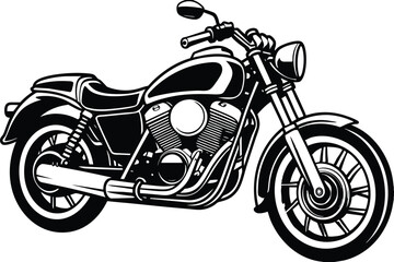 Fototapeta premium motorcycle on a white background