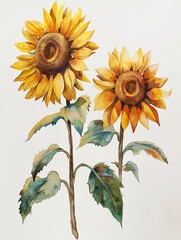 sunflower painting 