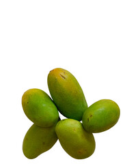 Mango on no background. Tropical fruit