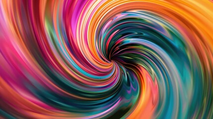 Obraz premium Abstract swirls of colors in dynamic motion