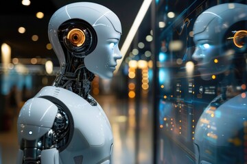 Robots and Glass Reflection