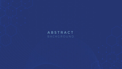 Abstract creative business wave background with effect on circles