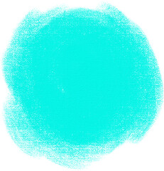 Textured strokes of light blue green oil paint