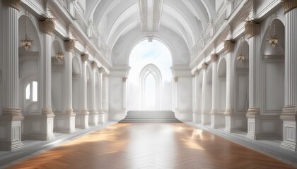 Obraz premium interior of the cathedral of the assumption of our person