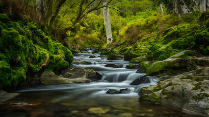 waterfall in the forest