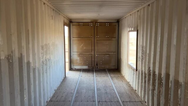 Infectious container  Like corridor in a room