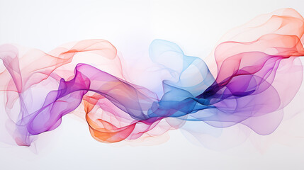 colorful wave abstract background. abstract colorful flowing wave lines isolated on white background.