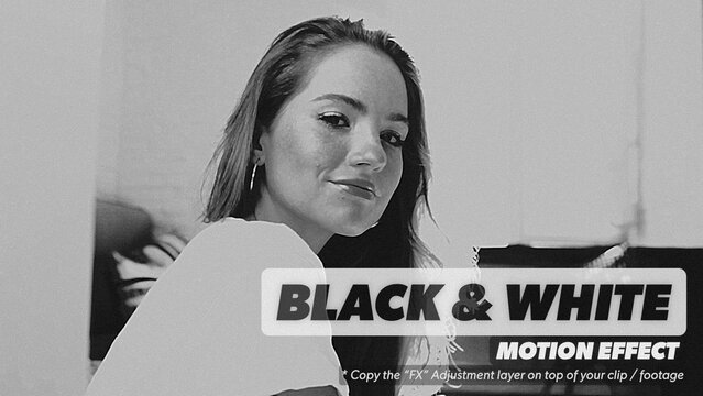 Black And White Procedural Motion Effect
