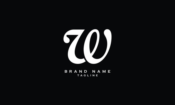 ZEW, ZWE, EZW, EWZ, WEZ, WZE, WE, EW, ZE, EZ, Abstract initial monogram letter alphabet logo design